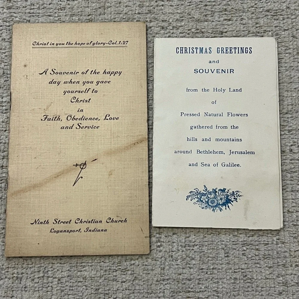 Vintage Lot Old Postcards Brochures Booklets‎ Memo Book Ephemera Mod-1900s
